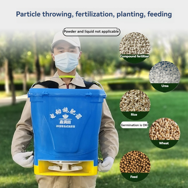 Farming Year - Aplicador de fertilizante granular de 25L,