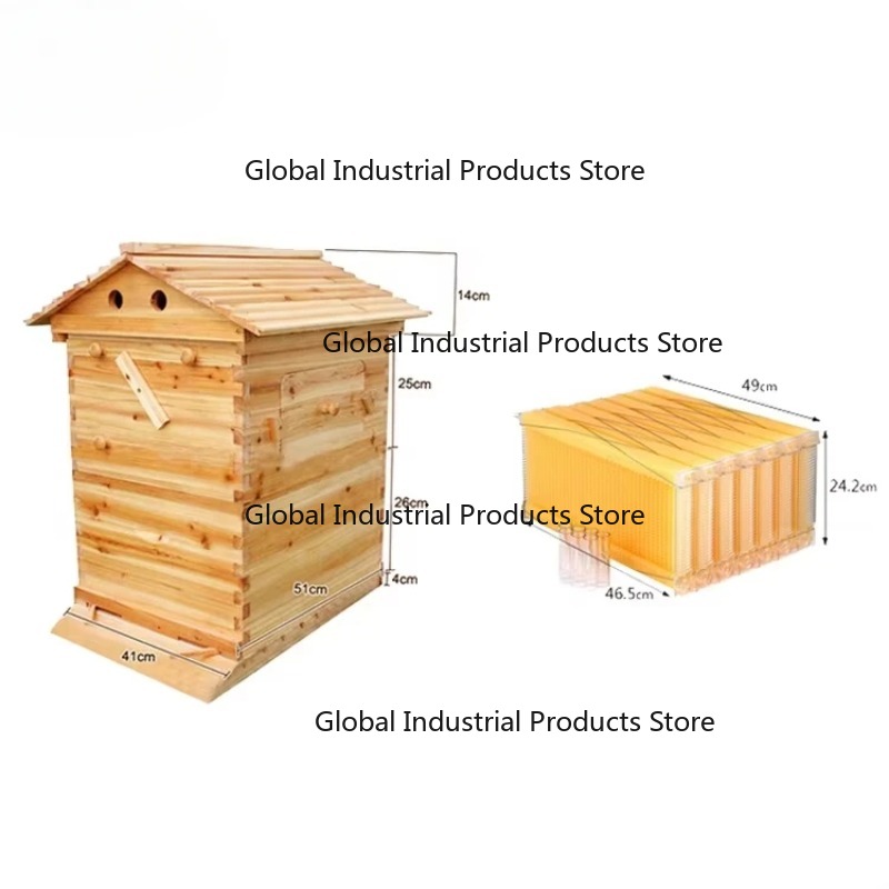 Beehive Frame Wax - 7 Cuadros de Colmena Automáticos de