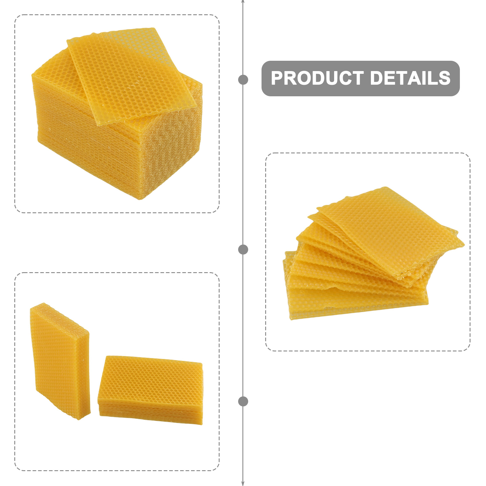 Beehive Frame Wax - Marcos de cera para colmenas de