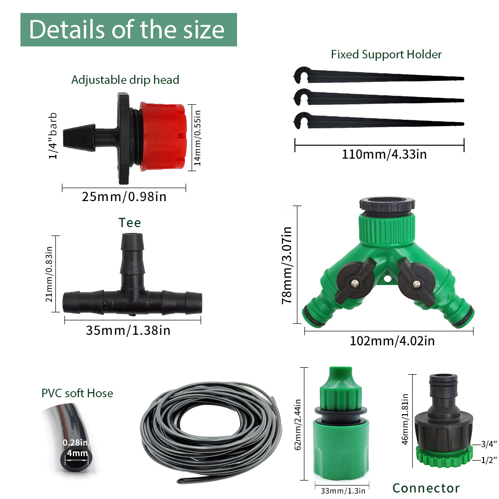 Sistema de riego por goteo par - Irrigation Drip Tape reseña y precio