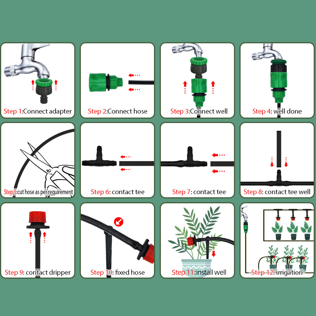 Sistema de riego por goteo par - Irrigation Drip Tape reseña y precio