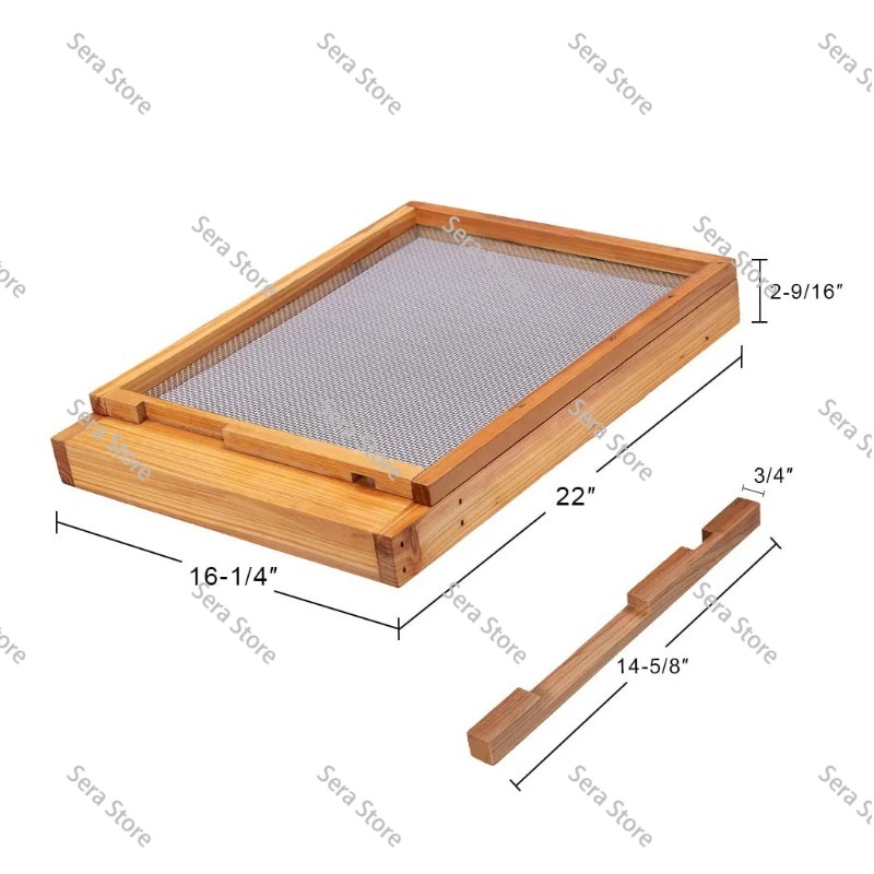 Diez marcos de colmenas están  - Beehive Frame Wax reseña y precio